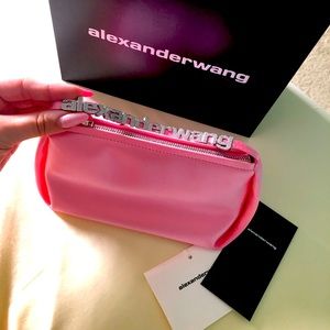 Alexander wang pink Marquess pink satin/silk bag